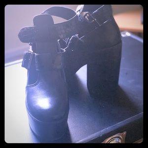 River Island Chunky Platform Heels.